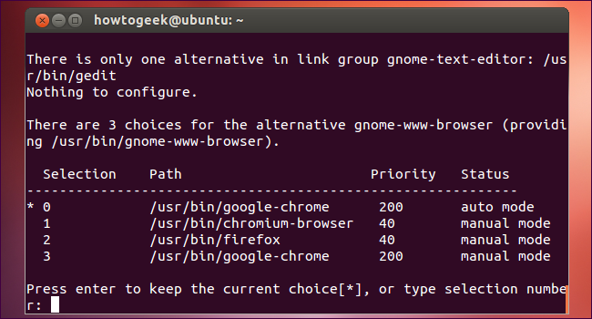 Процесс выбора альтернатив в терминале с множественными опциями