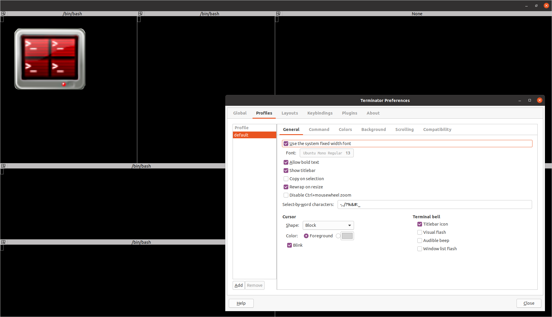 Terminator — терминальный мультиплексор для Linux