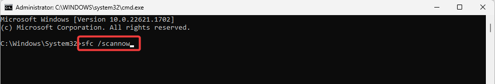 Процесс сканирования и восстановления системных файлов