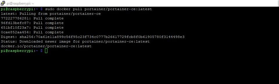 Portainer GUI на Raspberry Pi