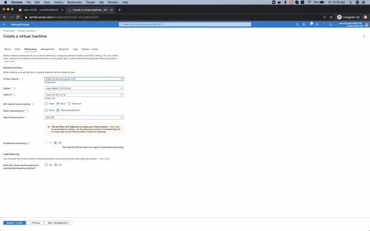 Вкладка Management с настройками мониторинга и диагностики