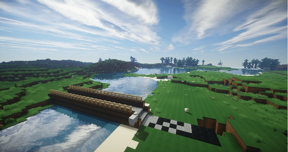 Jugadores colaborando en un mundo clásico de Minecraft dentro del navegador