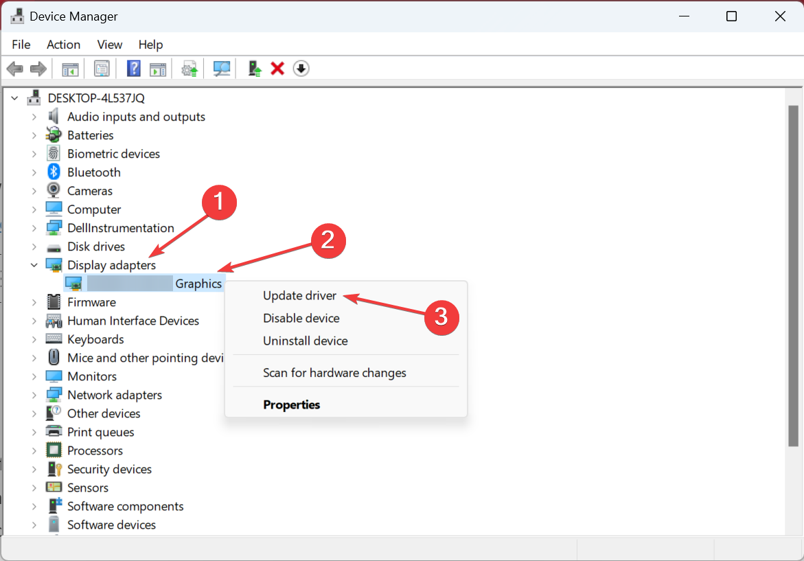 Обновление драйвера NVIDIA через Диспетчер устройств