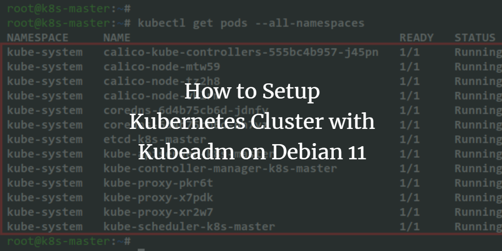 Kubernetes на Debian 11 с CRI-O и Calico