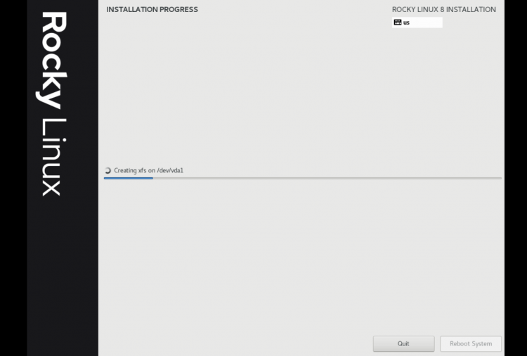 Процесс установки Rocky Linux