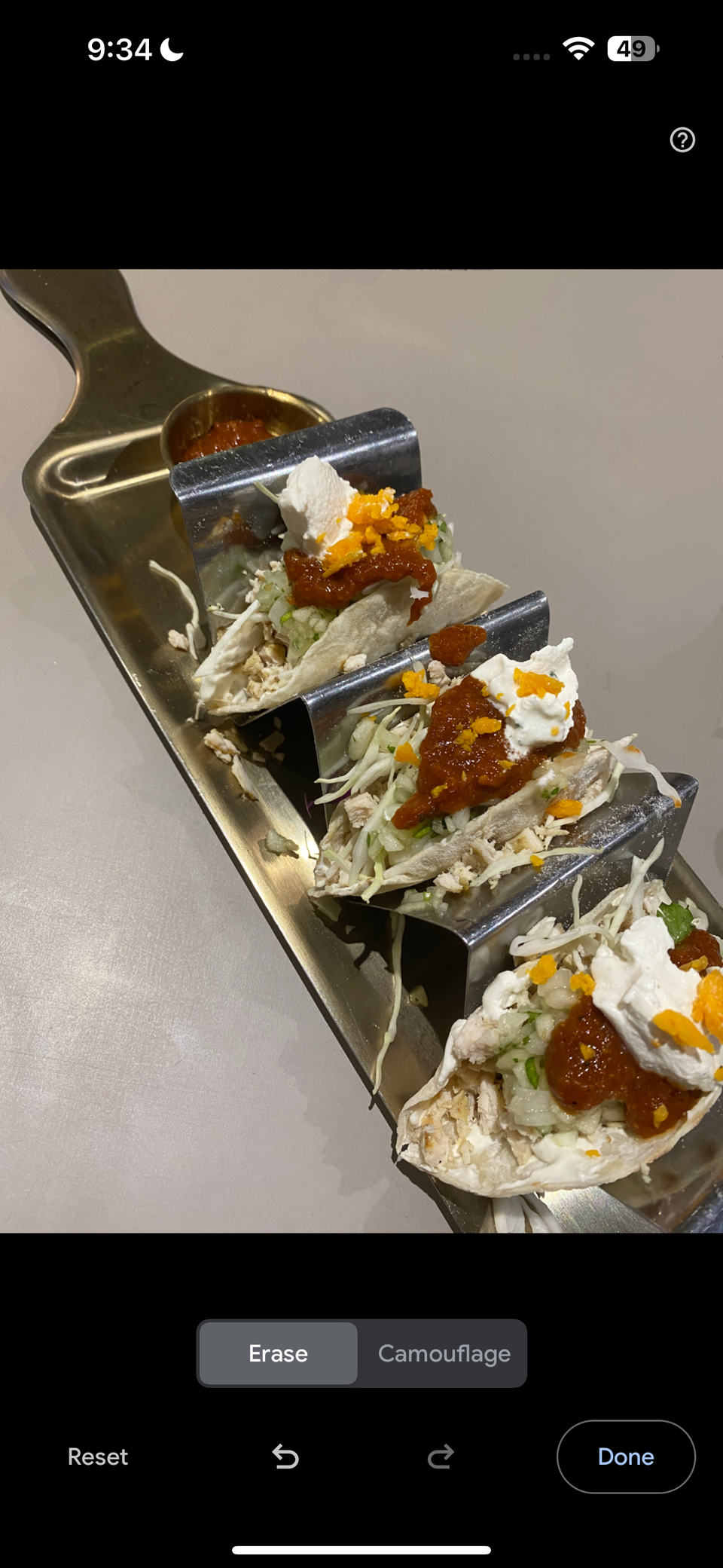 Изображение после удаления объекта в Google Photos