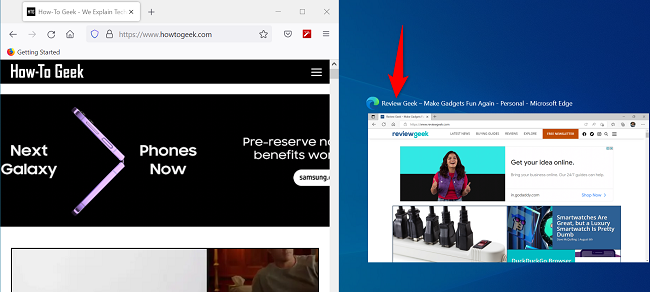 Выберите второе приложение