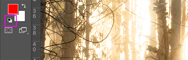 Сброс палитры цветов к умолчанию