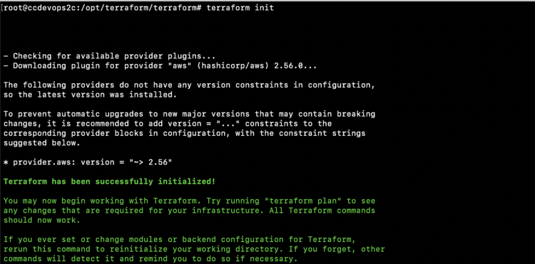 Инициализация Terraform