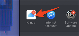 Значок настроек iCloud