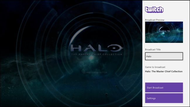 Настройки трансляции в Twitch на Xbox One