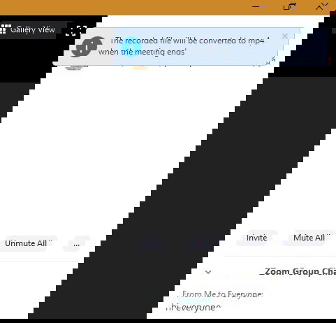 Статус конвертации записанного файла