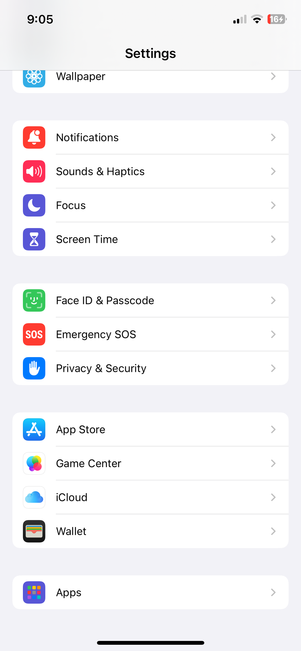 Опция Face ID и код‑код в настройках iPhone