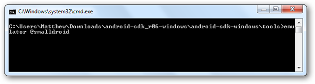 Запуск эмулятора из командной строки
