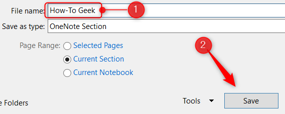 Окно проводника для сохранения файла