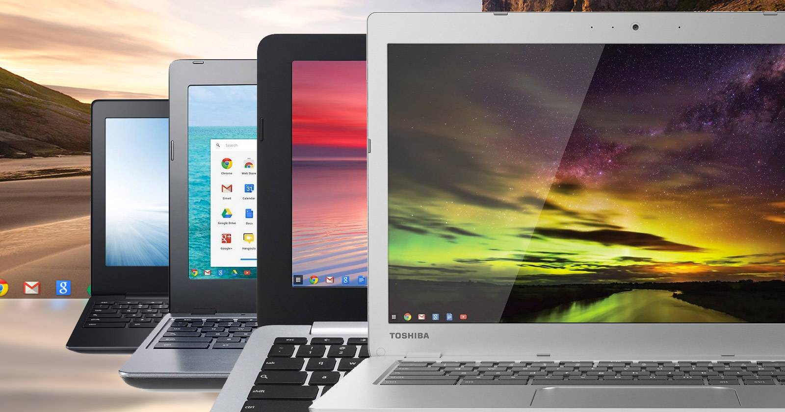 Выбор Chromebook, разные размеры и форм-факторы