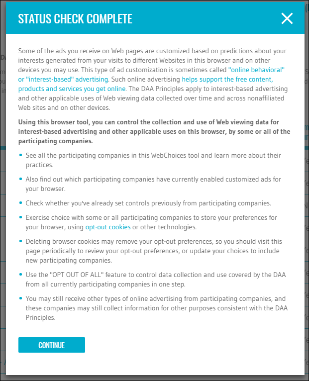 Результаты сканирования с опциями отказа