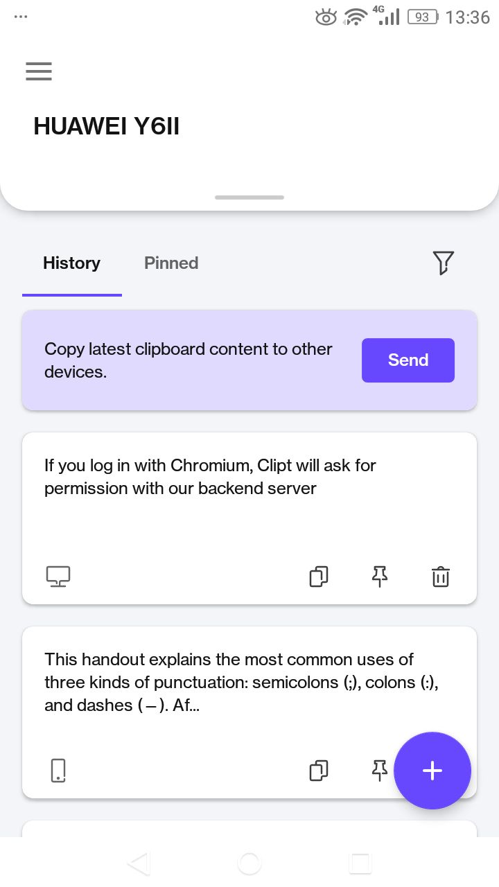 Clipt — получение на Android