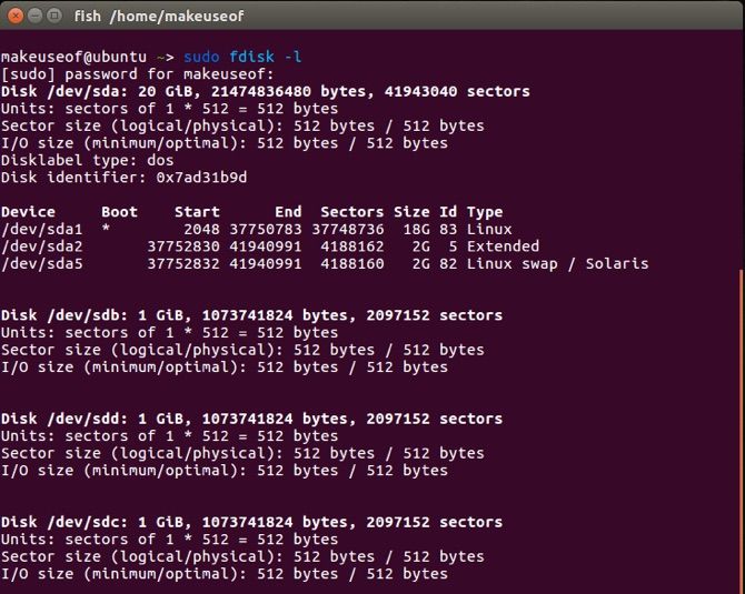 configure raid hdd array linux