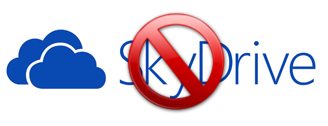 Отключить SkyDrive/OneDrive в Windows 8.1