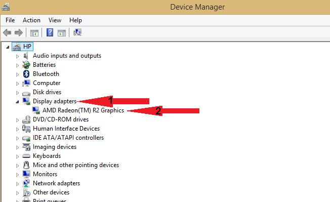 Драйвер видеокарты в диспетчере устройств