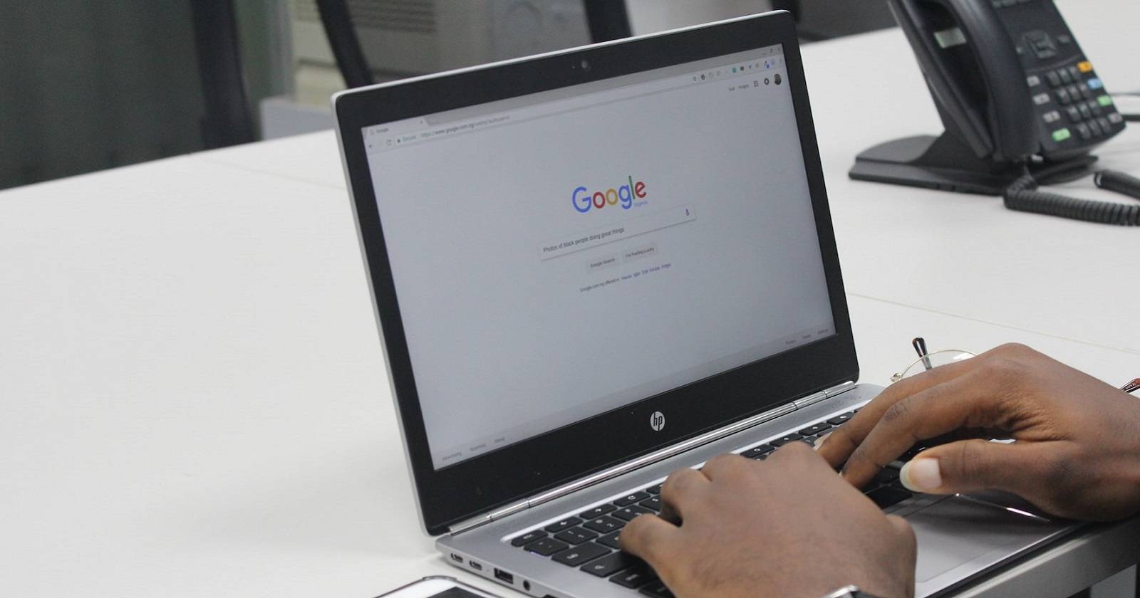 Браузер Chrome на ноутбуке