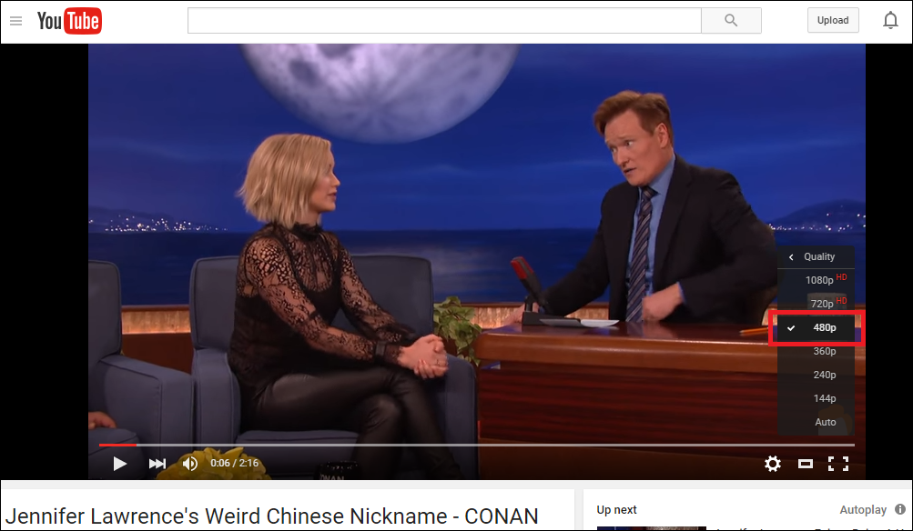 Изображение: графика, иллюстрирующая снижение скорости и переключение качества