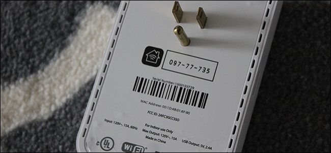 Код HomeKit на задней панели устройства
