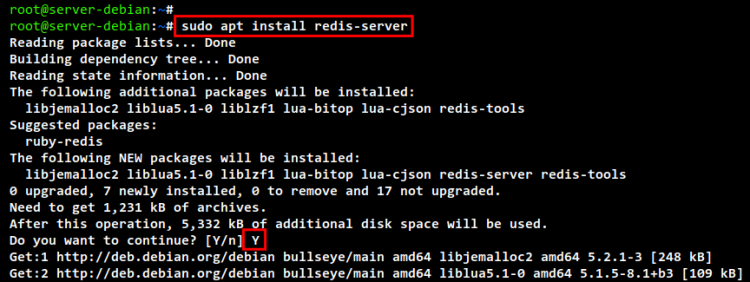 Установка Redis