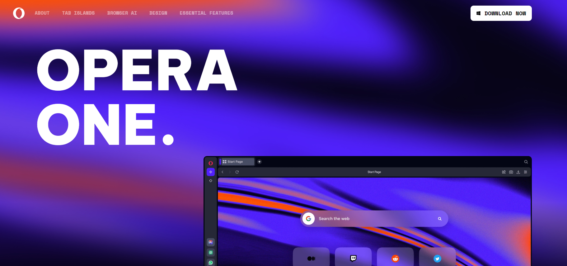 Интерфейс браузера с настраиваемыми элементами