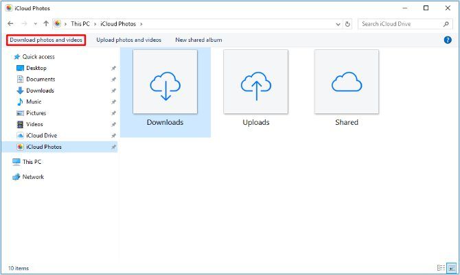 Настройка загрузки фото в iCloud для Windows