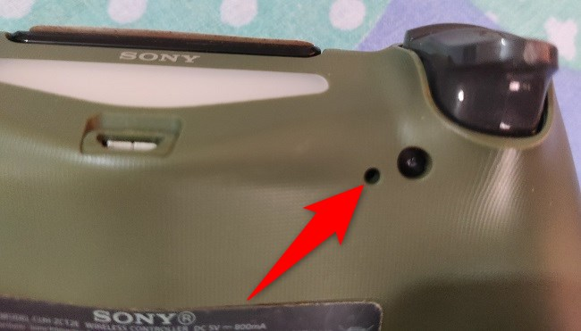 Сброс контроллера PS4.