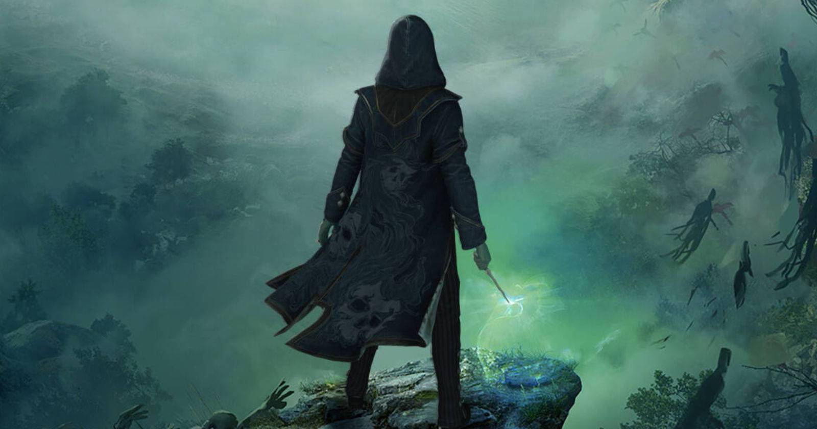 Главный экран Hogwarts Legacy — набор Dark Arts DLC