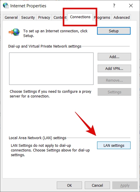 Fix ERR_INTERNET_DISCONNECTED Error 