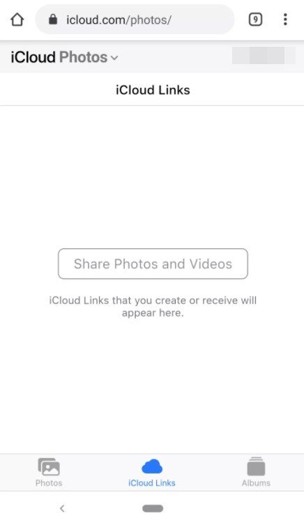 Просмотр iCloud Photo на Android