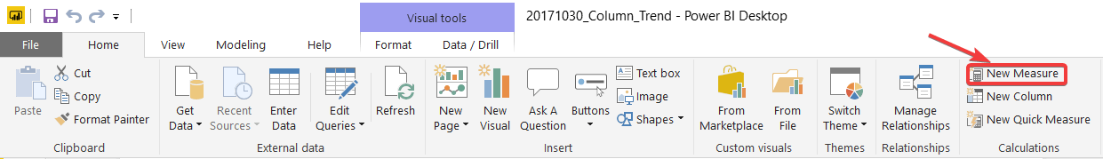 Пример DAX-меры для отключения фильтрации