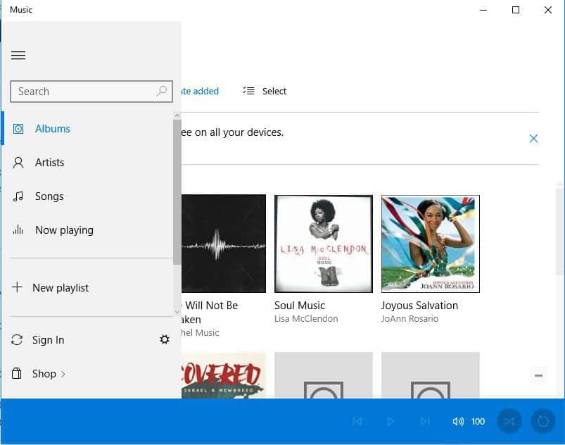 перенос Groove Music в Spotify