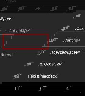 Иллюстрация: Меню настроек с пунктом «Субтитры» на Android