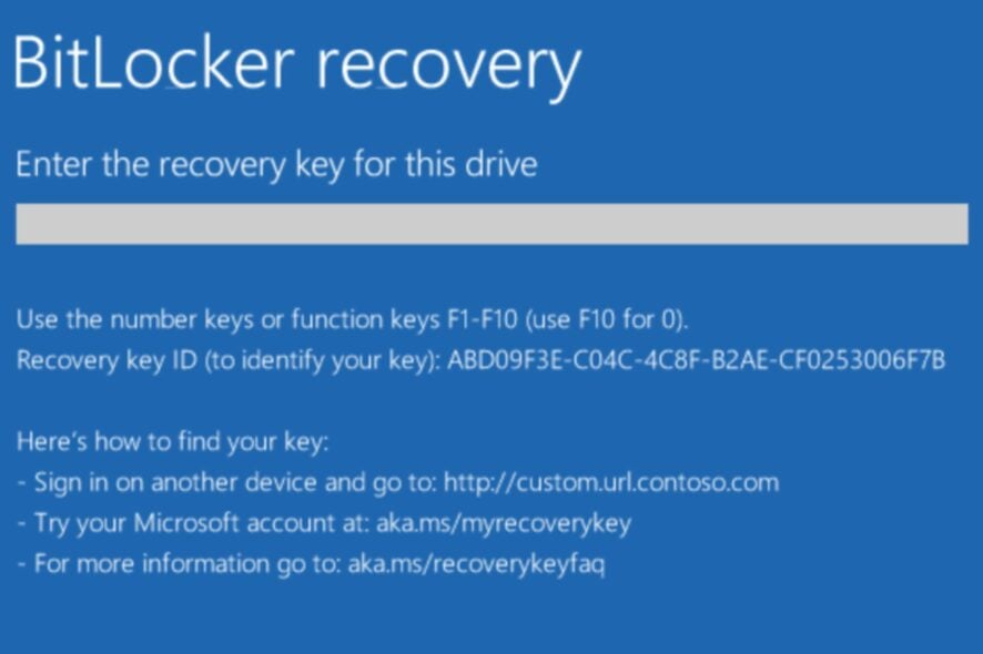 Найти ключ восстановления BitLocker в Windows 11