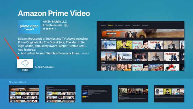 Управление Prime Video с iPhone при трансляции на Apple TV