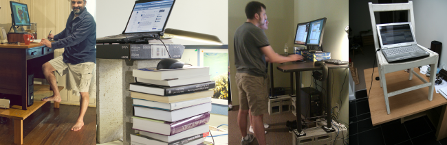 Как сделать стоячий стол из обычного