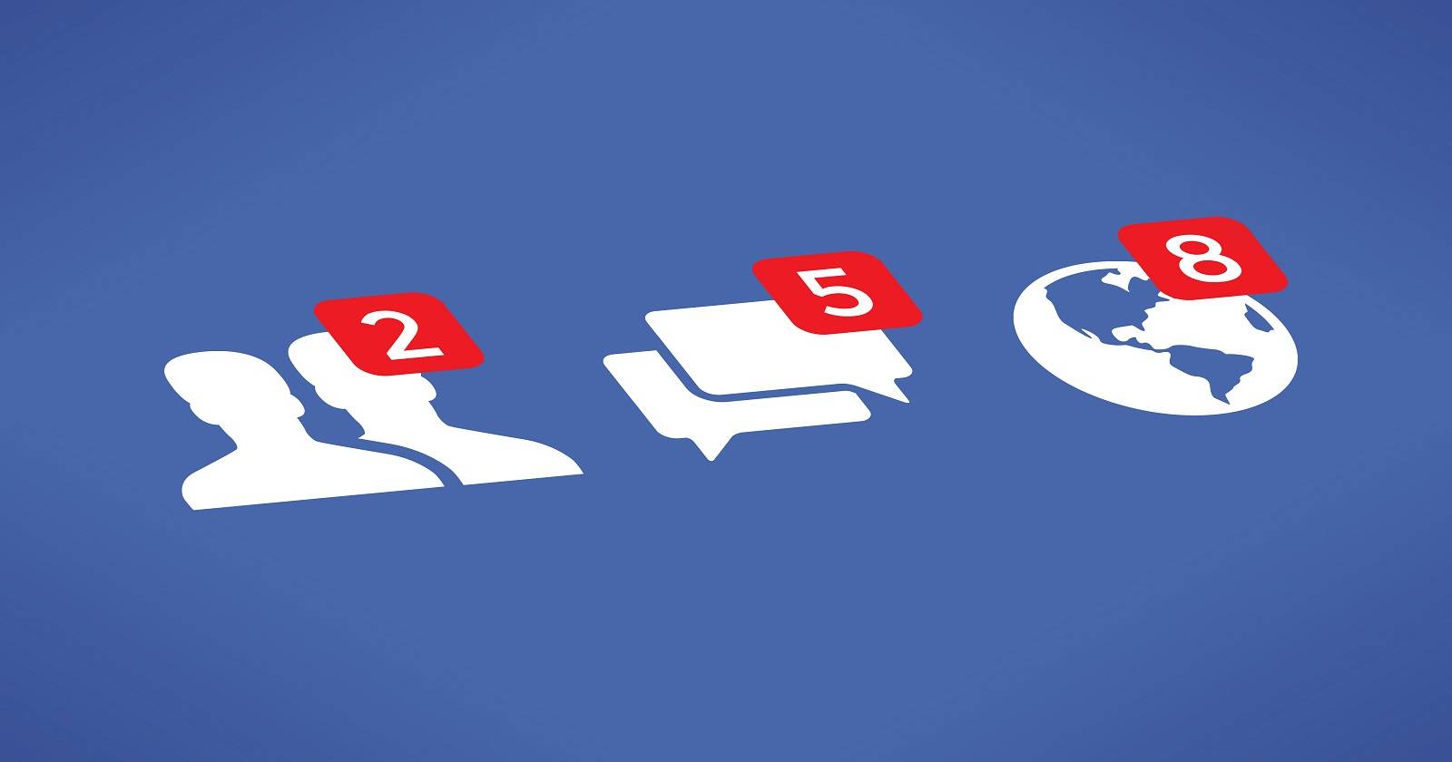 Интерфейс Facebook с левой боковой панелью и окном чата