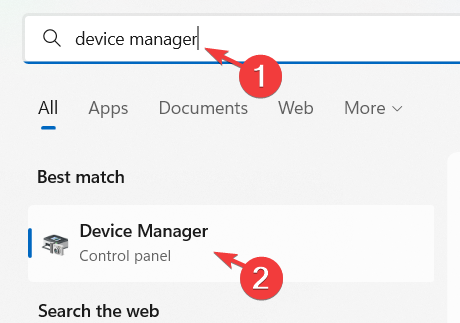 Результаты поиска «Диспетчер устройств»