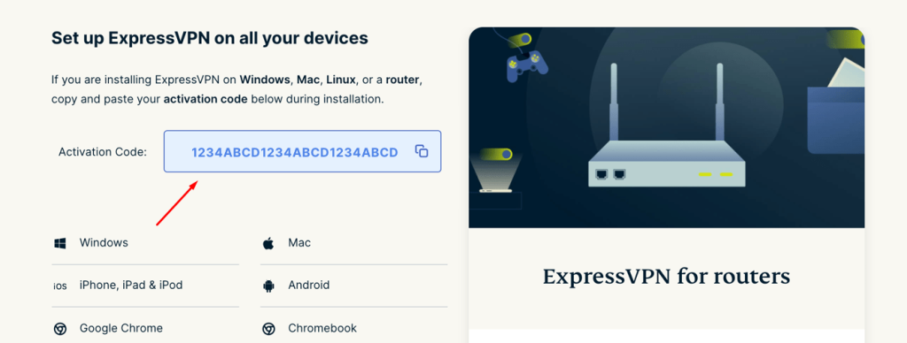 Активационный код ExpressVPN