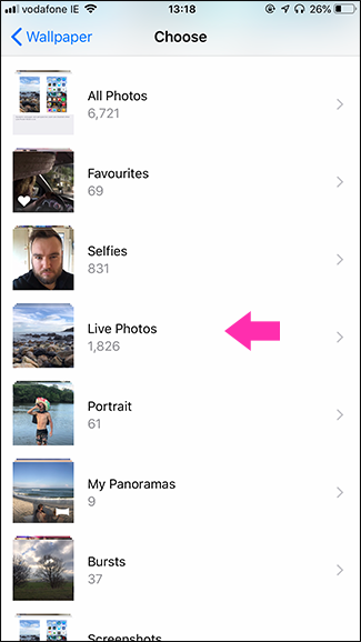 Настройка и подтверждение установки живых обоев