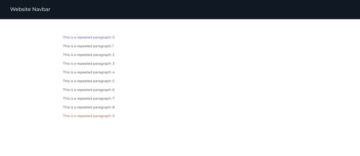 Список с различной стилизацией первого и последнего элемента