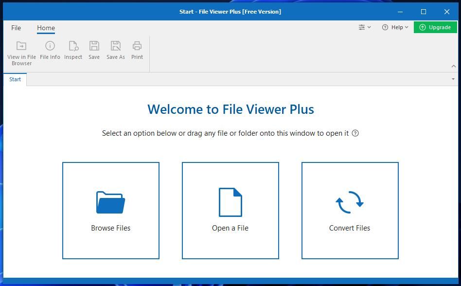Кнопка Browse Files в File Viewer Plus 4