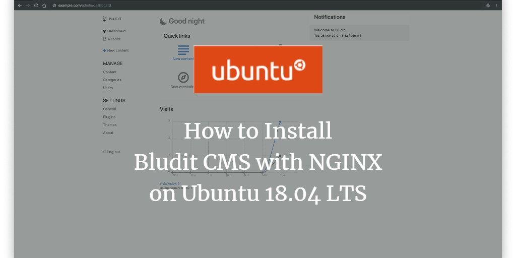 Установка Bludit на Ubuntu 18.04 с NGINX