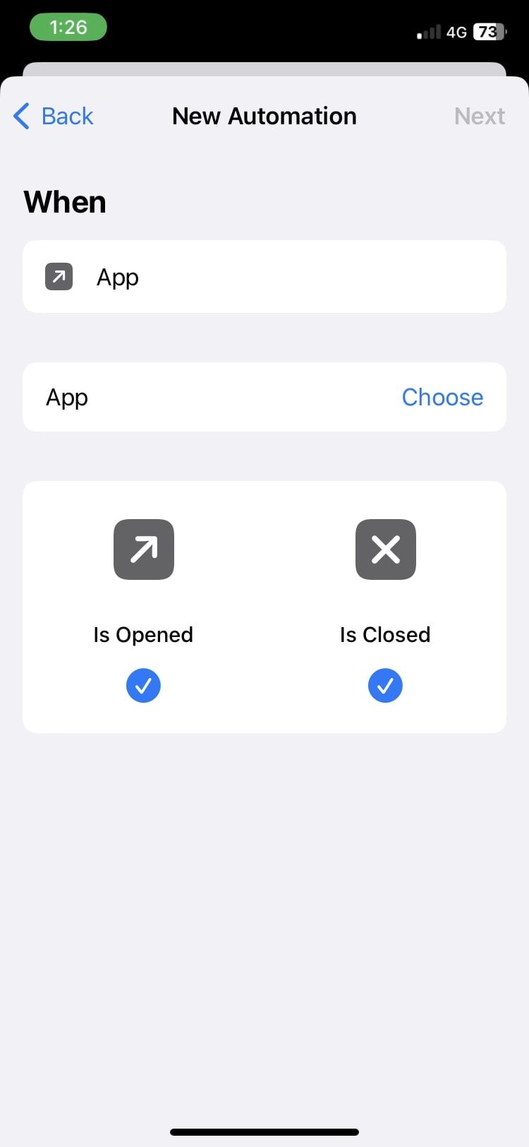 Отмечены Открыто и Закрыто, доступна кнопка Выбрать