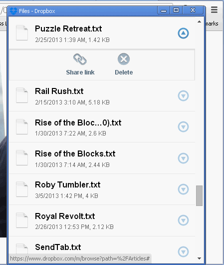 Форма отправки ссылки через EasyDrop